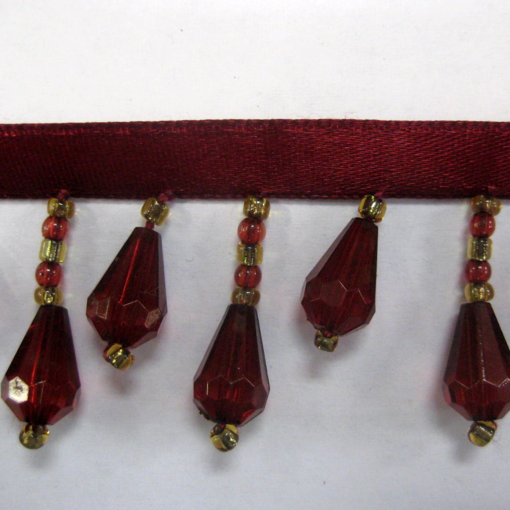 GLASS BEADED FRINGE GLASS BEADED FRINGE